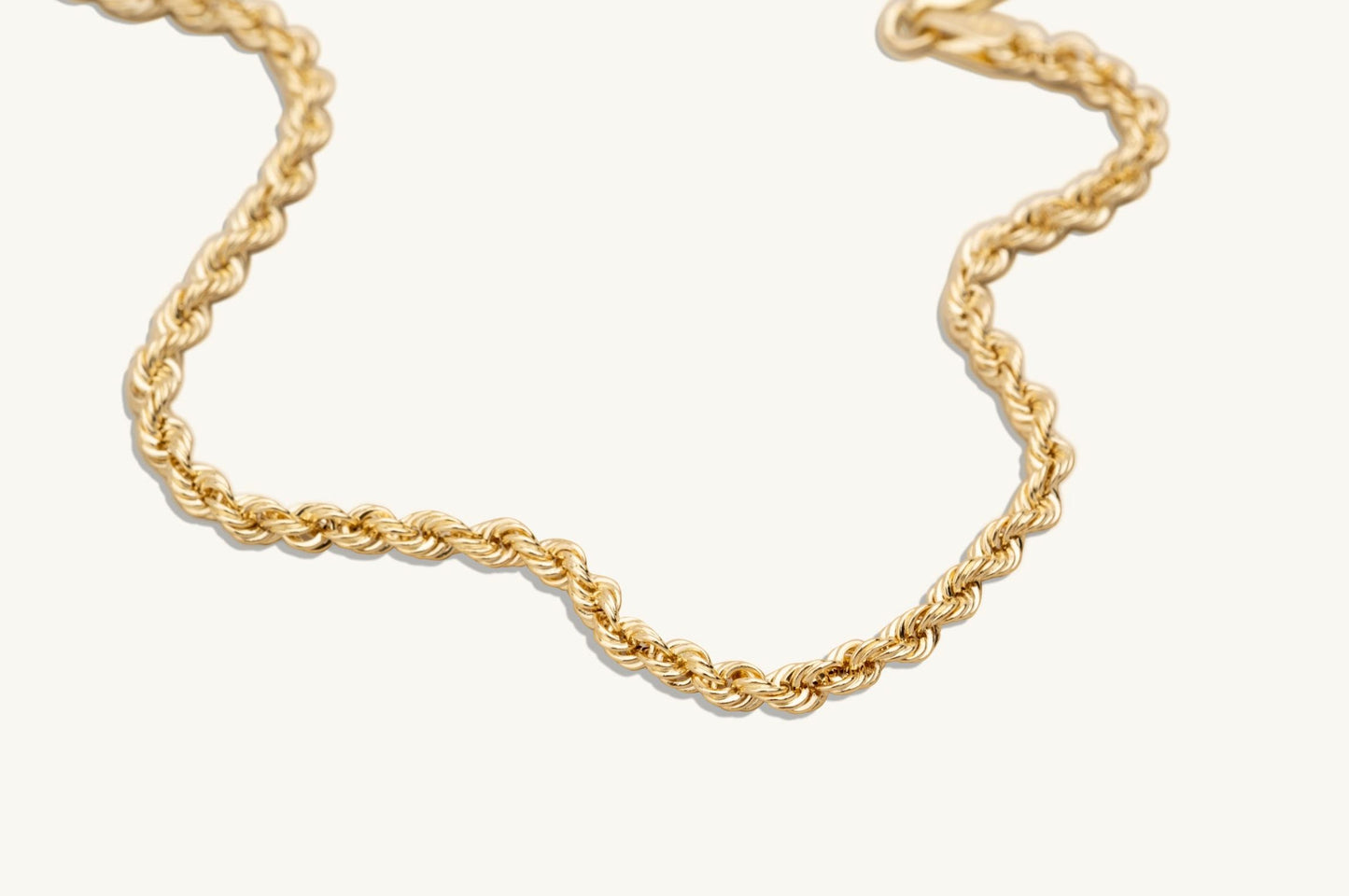 14KT Yellow Gold Rope Chain Bracelet