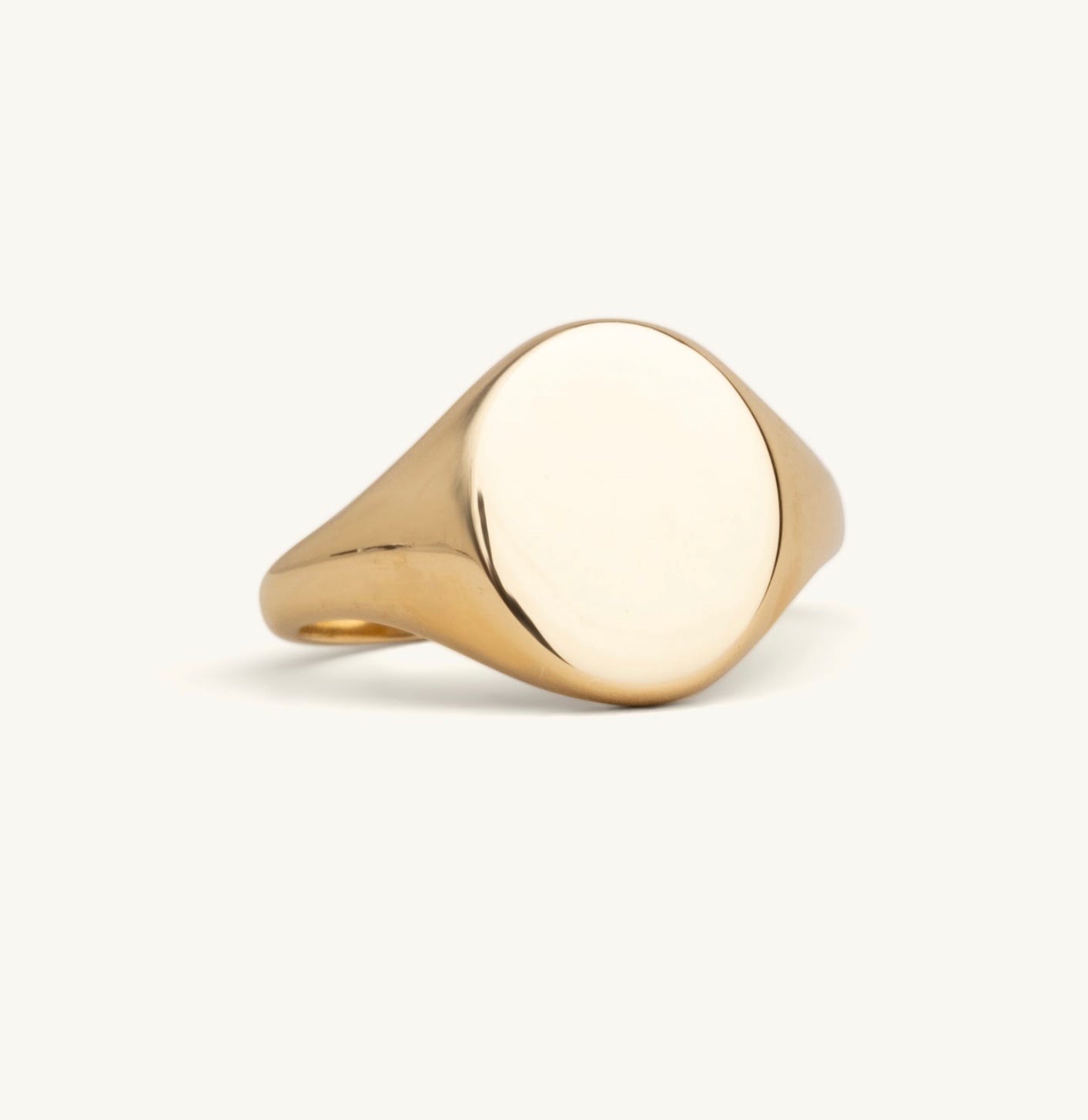 Mini Oval Signet Ring