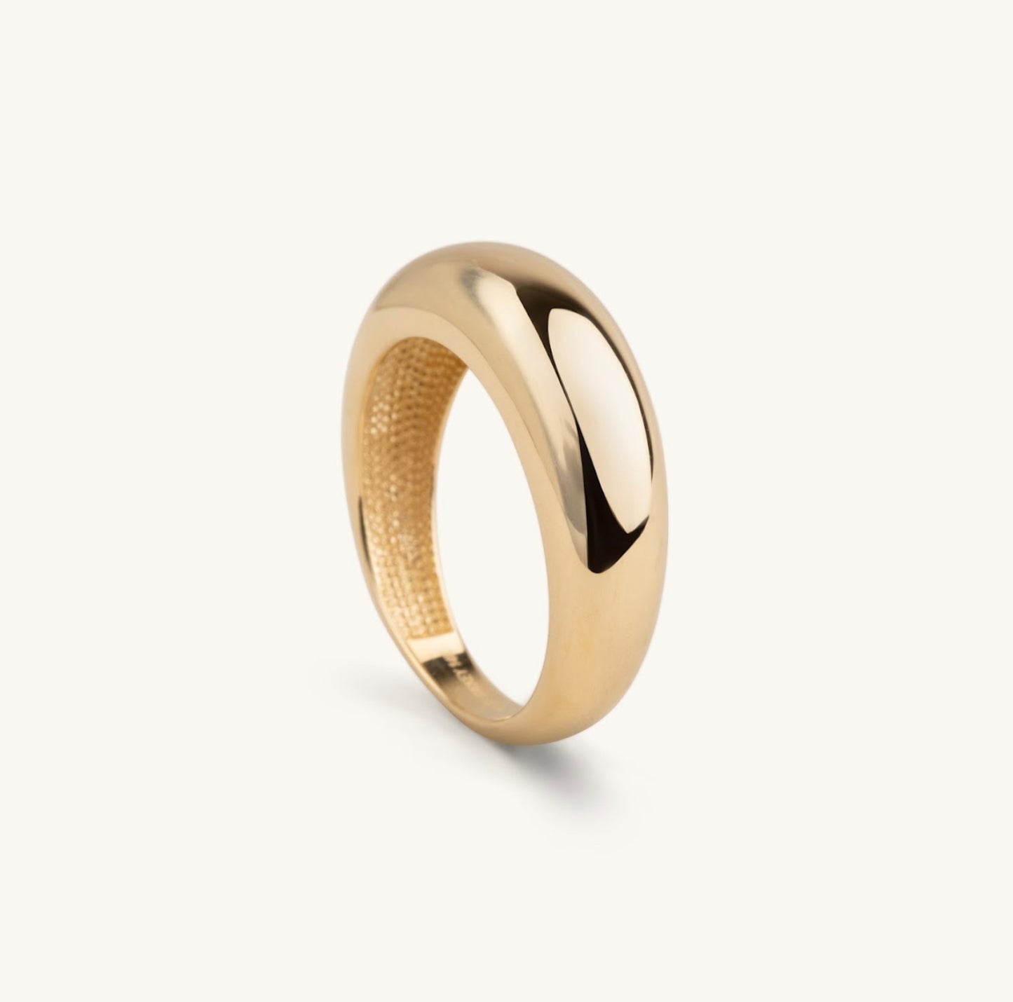 14KT Yellow Gold Domed Band