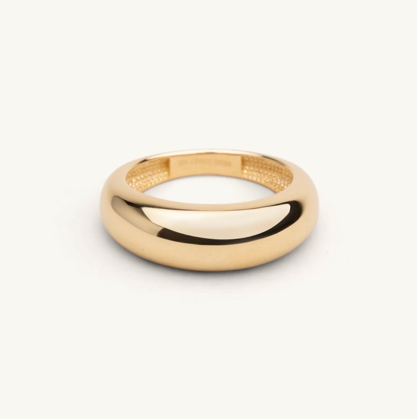 14KT Yellow Gold Domed Band