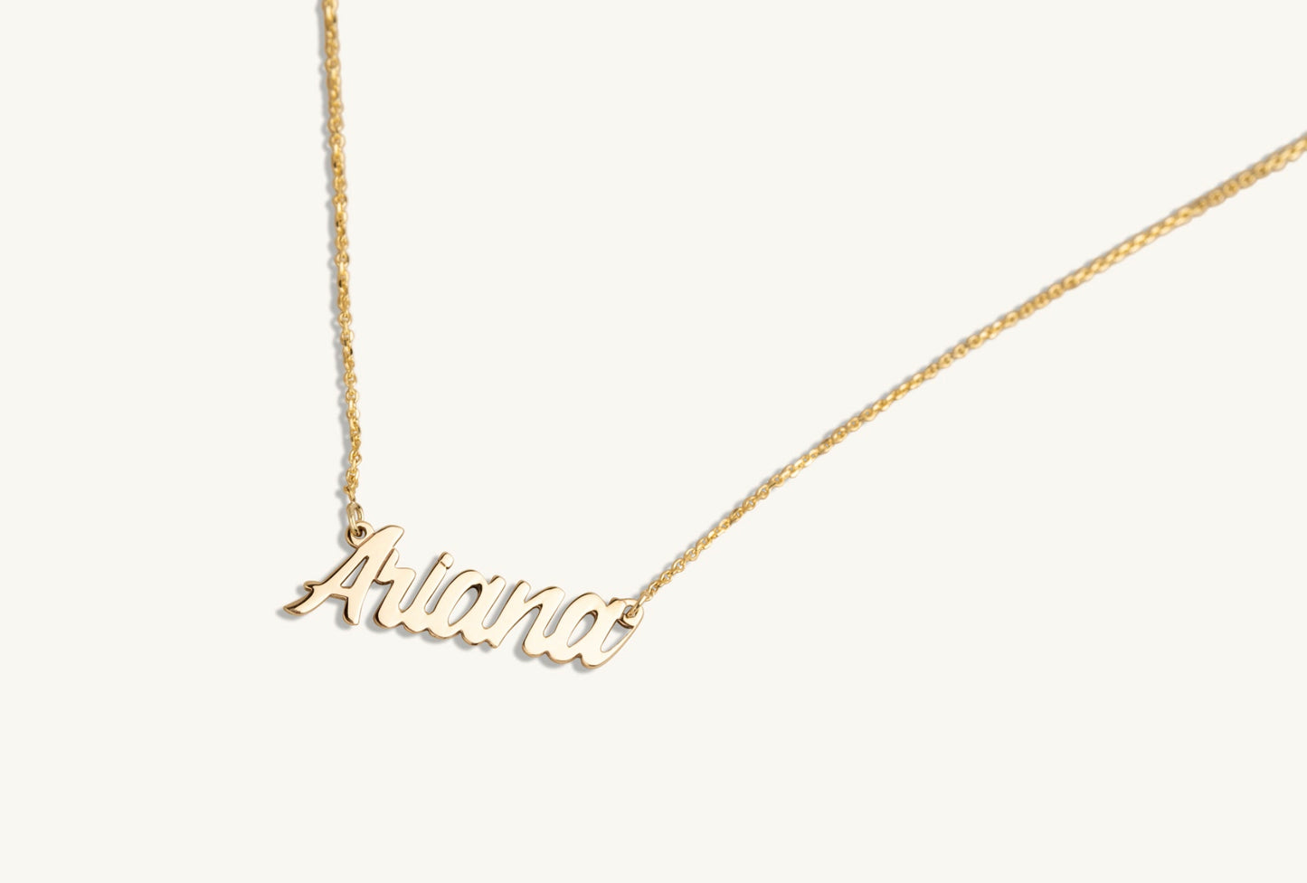 14KT Yellow / White / Rose Gold Custom Name Necklace