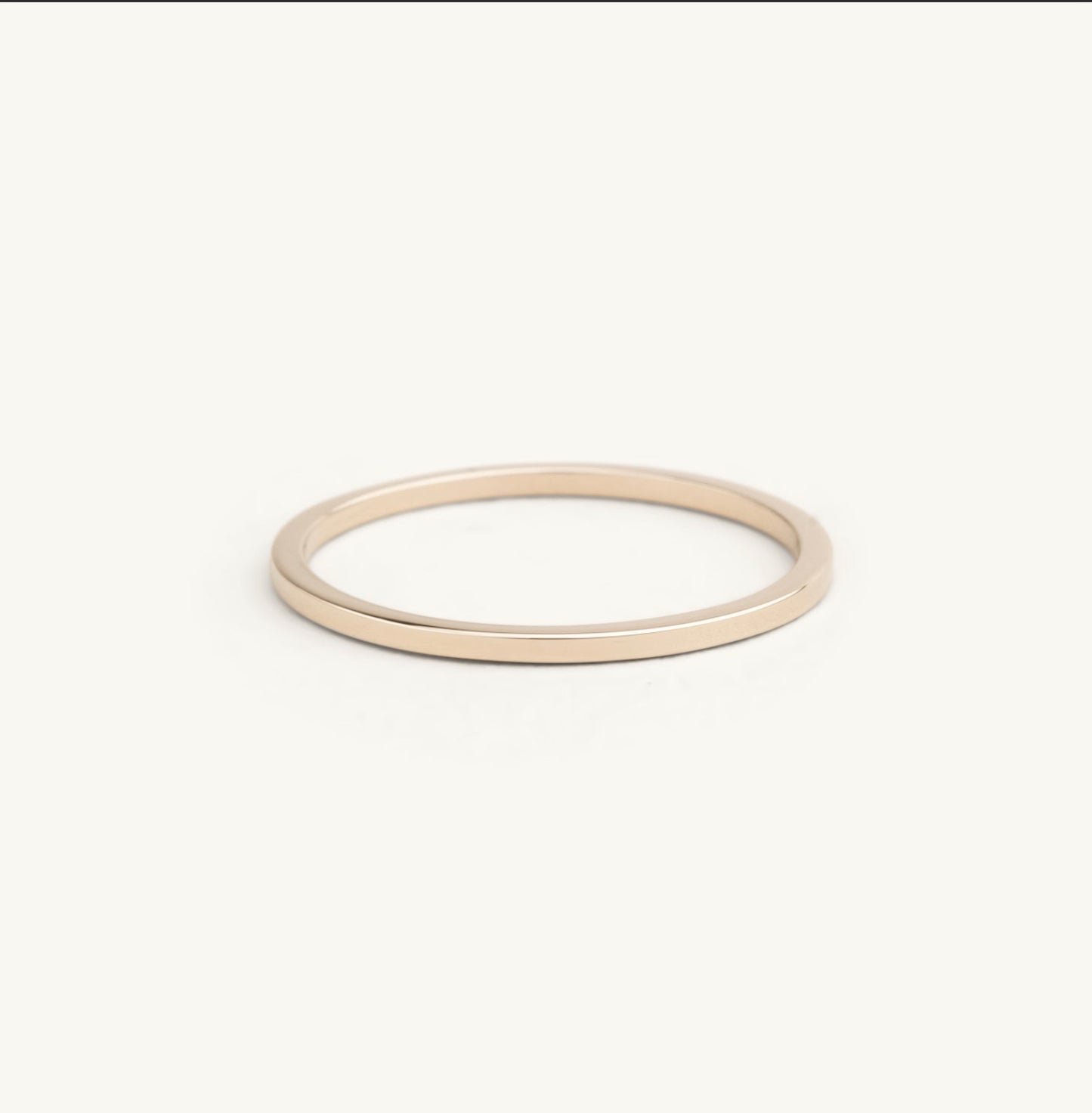 14KT Yellow Gold / White Gold / Rose Gold 1MM Ladies Band