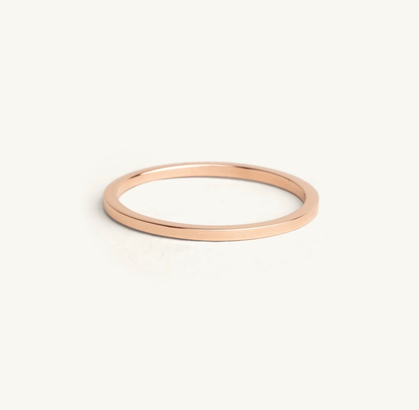 14KT Yellow Gold / White Gold / Rose Gold 1MM Ladies Band