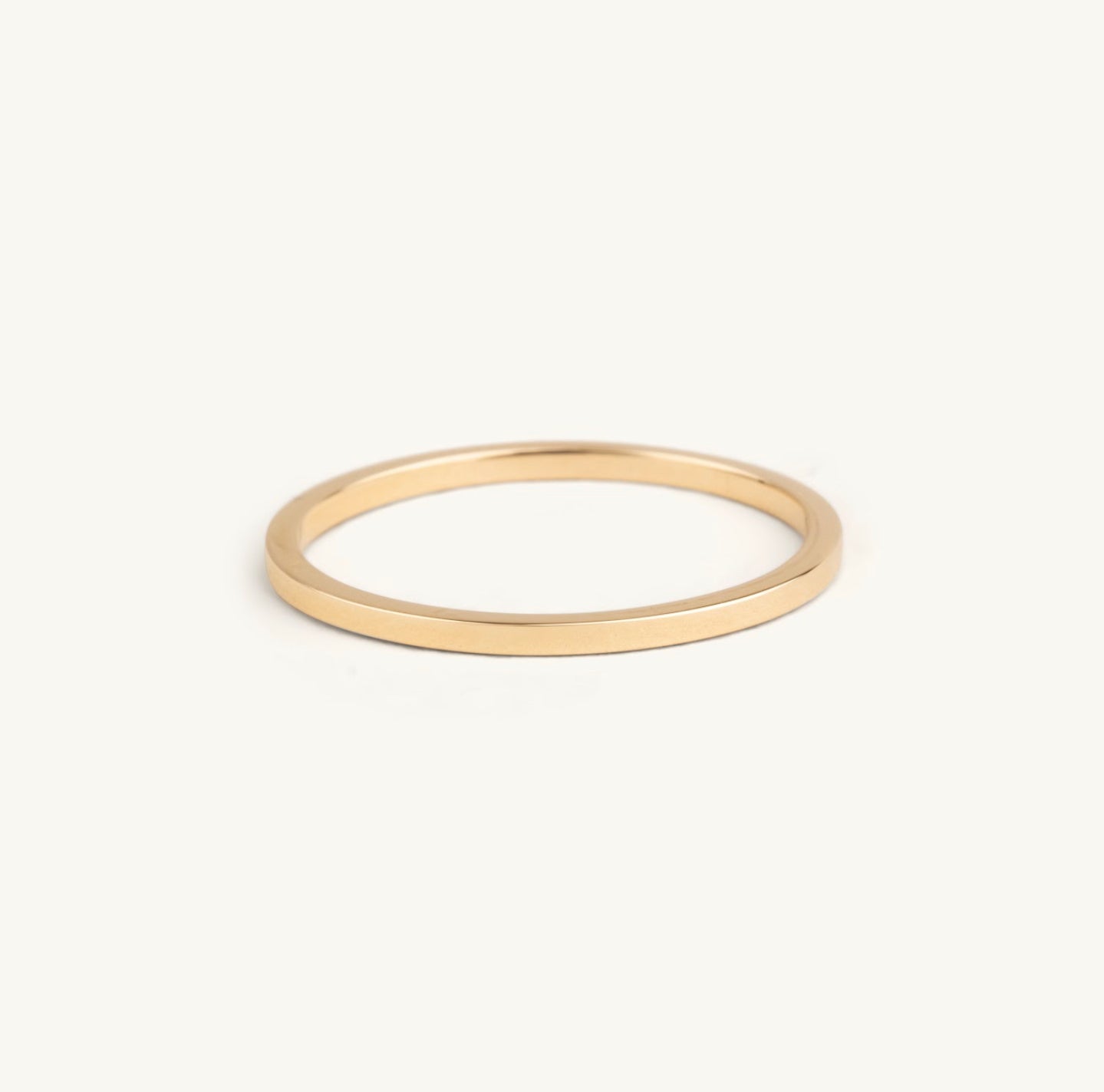 14KT Yellow Gold / White Gold / Rose Gold 1MM Ladies Band