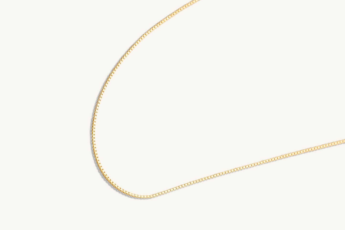 14KT Yellow Gold Box Chain - 16"