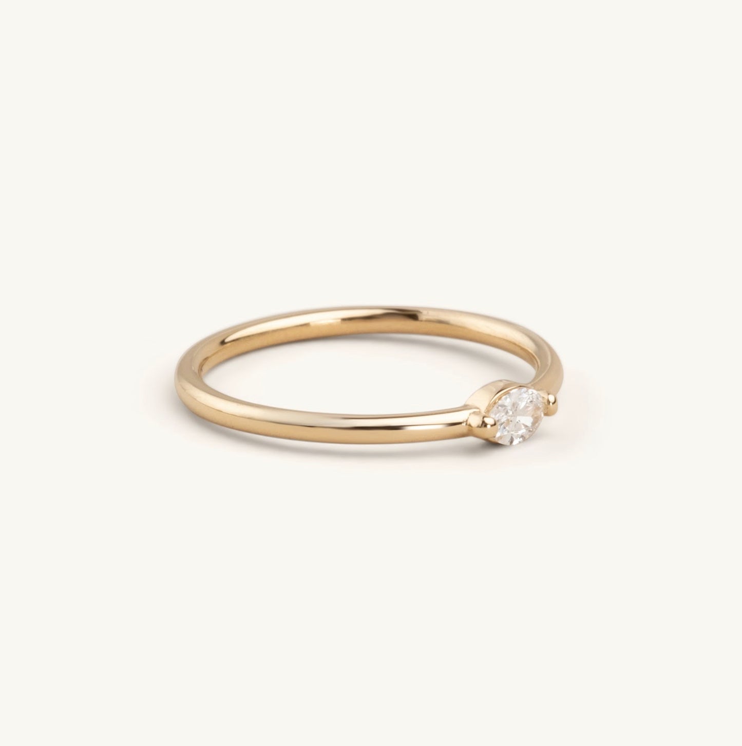 14KT Yellow Gold, White Gold, Rose Gold Marquise Lab Diamond Ring