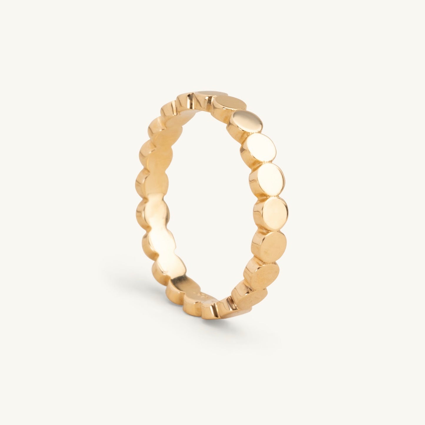 14KT Yellow Gold, White Gold or Rose Gold Circle Eternity Band