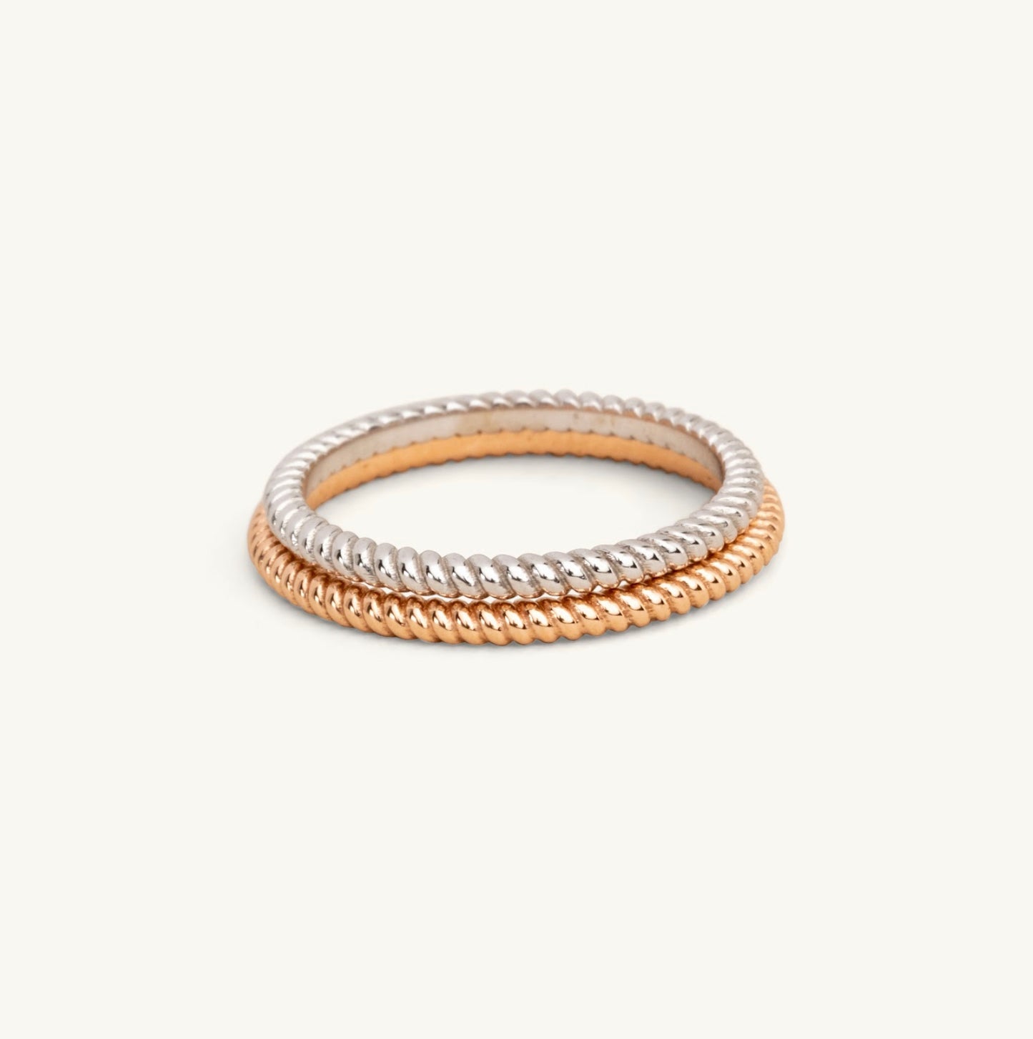 14K Yellow Gold, White Gold or Rose Gold Braided Band