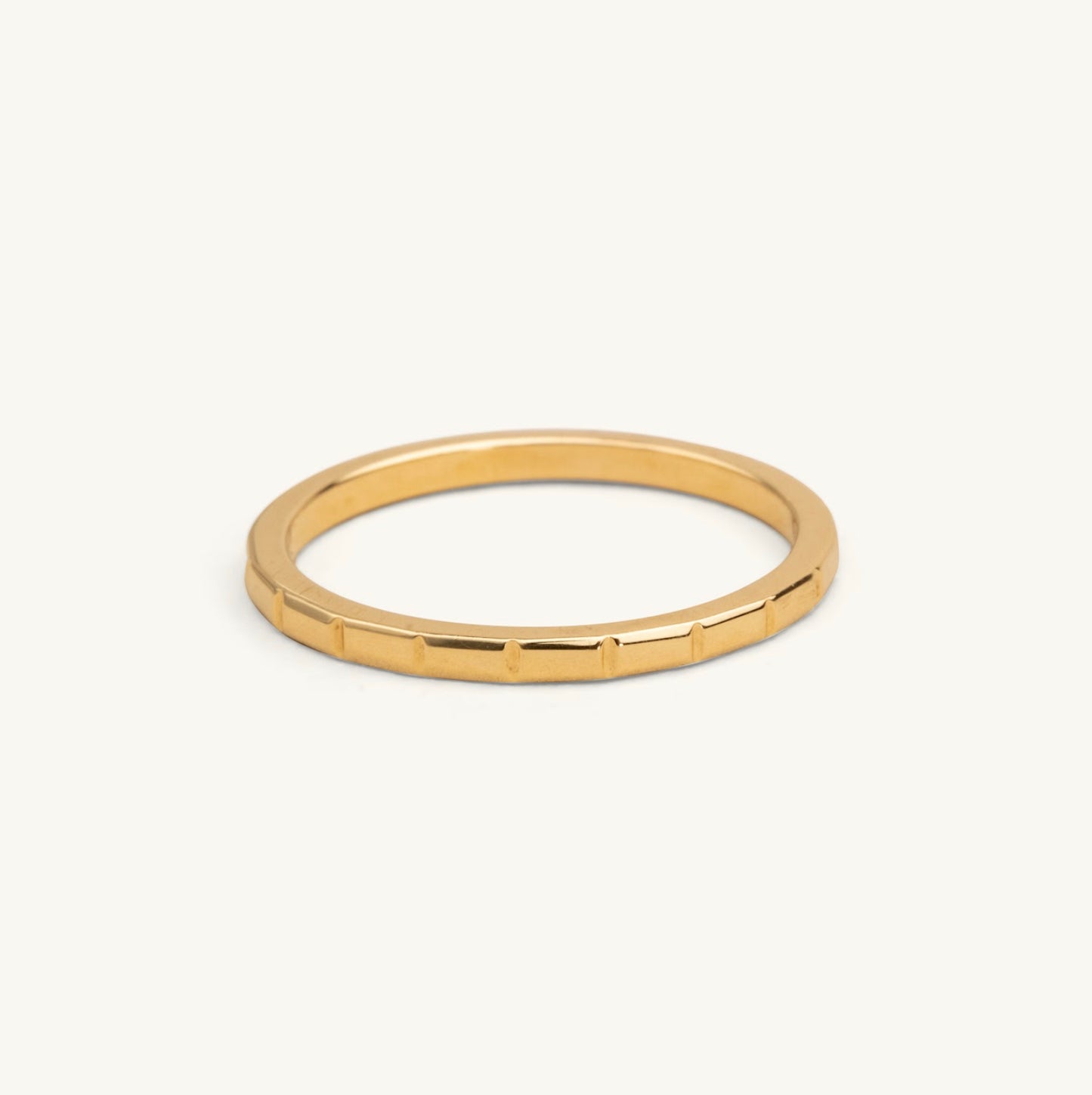 14KT Yellow Gold, White Gold or Rose Gold Rectangular Shape Eternity Band