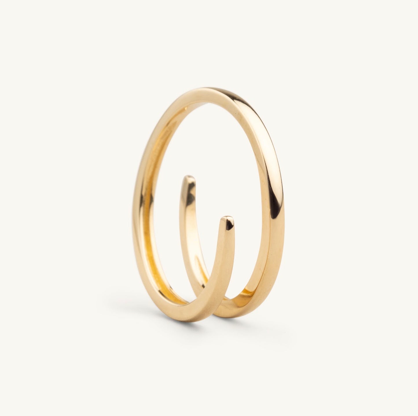 14KT Yellow Gold Swirl Band