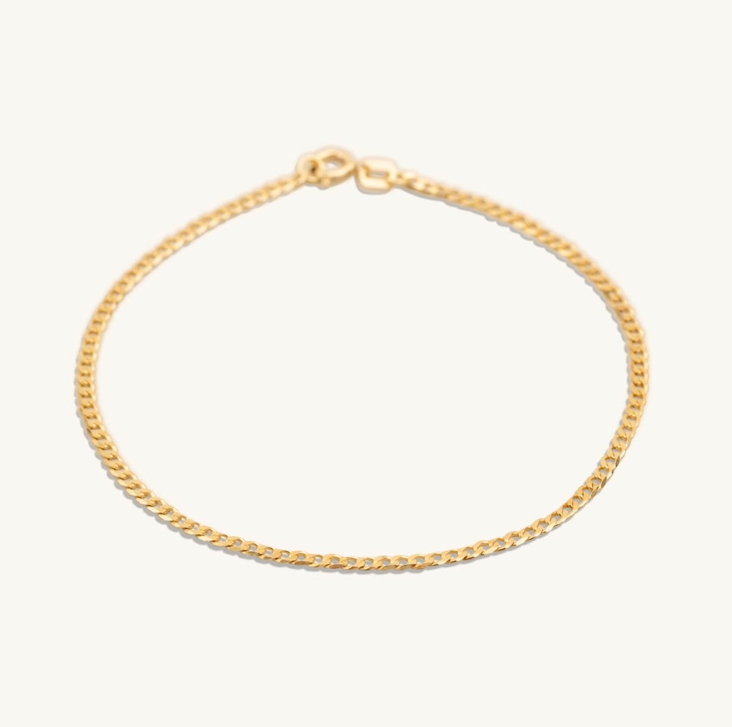 14KT Yellow Gold Curb Chain Bracelet